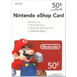 Nintendo eShop Card 50 Euro als Download online kaufen - Gamliebe